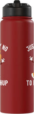 Ketchup Costume Kids I Wonder If Ketchup Loves Me 4th Just Say No To Ketchup Shirt Ketchup Hotdog of July Stainless