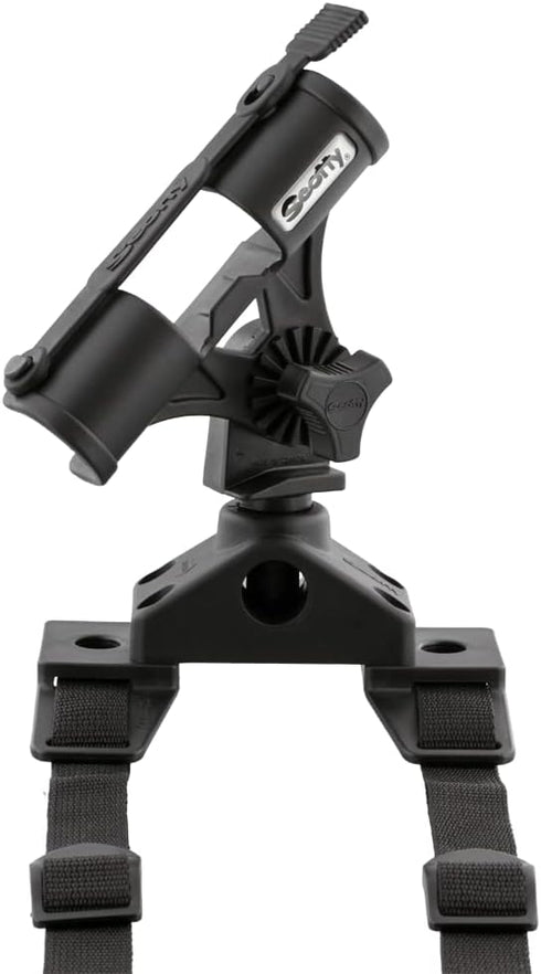 Scotty #267 Fly Rod Holder with #266 Float Tube Mount, Black