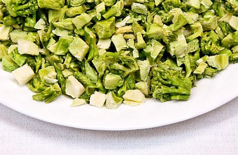 3oz (85g) Mother Earth Products Freeze Dried Broccoli, Net Wt
