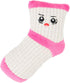 Squeaky Dog Toys, Funny Stuffed Plush Toy, Cute Socks Dog Birthday Gift, Chew Toys for Small Medium Dogs, Pink White