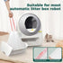 TELEGLO 100 Pack 3/4,Waste Drawstring Cat Litter Box Liner Bags For Litter-Robot Bags Compatible With Self-Cleaning