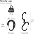 GEAR AID HEROCLIP (Large) Carabiner Gear Clip and Hook for Heavy Duty Items, Camping Backpacks, Kayaks, Bicycles, Garage