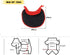 Pet Halloween Cloak Cosplay Vampire Cloak for Cats and Small Dogs - Pet Halloween Costume Clothes Suit