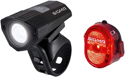Sigma Buster 100 Head Light with Nugget II Flash Taillight for Night Rides and Races