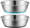 PEGGY11 Lightweight Stainless Steel Cat Bowls, 1.8 Cup, 2 Pack