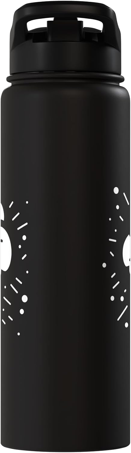 Gelato Shirts and Giveaways Frozen Ice Cream Drawing Dessert Sorbet Stainless Steel Insulated Water Bottle