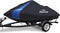 Jet Ski Cover Waterproof - 250D Trailerable PWC Cover Fits Yamaha Seadoo Kawasaki Boats with Two Air Vents