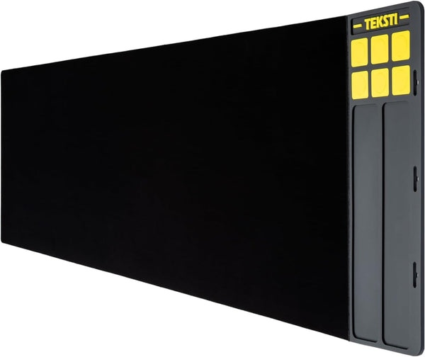Teksti Compositional Gun Cleaning Mat - Large 49”x16” Workbench Mat with Magnetic Pad Organizer for Easy Storage