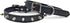 Enjoying Spiked Dog Collar, Adjustable Leather Spikes Collar for Small Medium Dogs, Black M