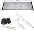 Foldable Mesh Dog Gate, Indoor No Drill Pet Gates, Portable Puppy Guard Isolation Fence for Doorways