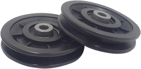 LFJ 90mm/3.5" Nylon Bearing Pulley Wheel for Gym Equipment Part Cable Machine
