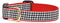 Up Country Houndstooth Pattern Dog Collars and Leashes, Medium (12 to 18 Inches), 5/8 Inch Narrow Width