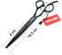 7.0 inches Set 4pcs 1 Set Professional Dog Grooming Scissors Straight & Curved & chunkers & comb in Left-handed