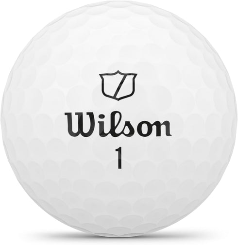 2025 12 WILSON Triad Golf Balls - White, Balls