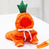 XIAOYU Pet Clothes Dog Hoodies, Warm Sweatshirt Coat for Puppy Autumn Winter Apparel, Carrot, M