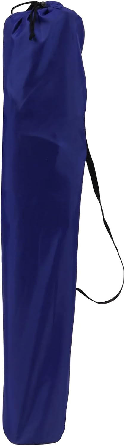 DUNMWAZ Quad Folding Camp Chair with Cup Holder (Royal Blue)
