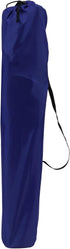 DUNMWAZ Quad Folding Camp Chair with Cup Holder (Royal Blue)