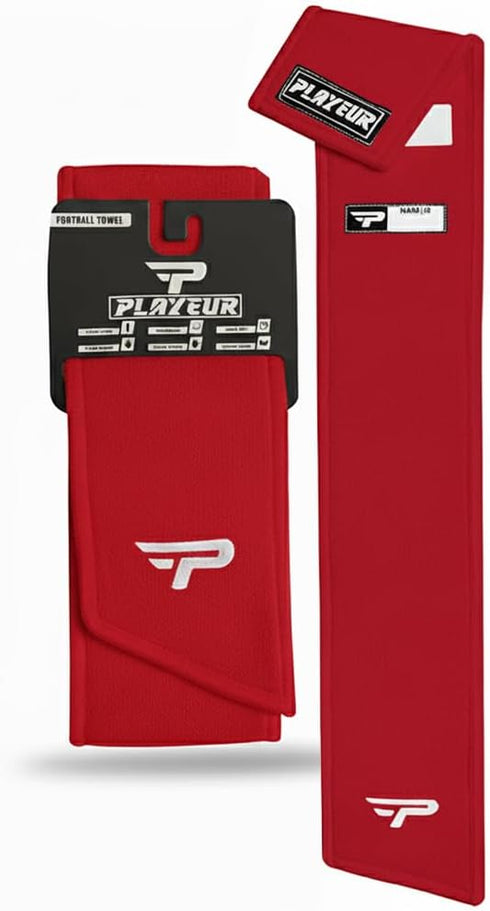 Every Play Counts. Play with Heart. Trust Our Football Towels for Unbeatable