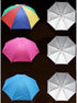 Inoutdoorkit Umbrella Hat - Folding Hands-Free Sunshade for Golf, Traveling, Fishing, Gardening, Beach, Camping, Rose