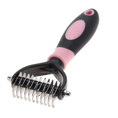 Fdit Pet Comb - 2 Sided Professional Knot Comb Brush for Dog Cleaning, Hair Removal, Grooming Tool