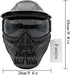 Paintball Mask, Airsoft Mask, Tactical Masks Full Face Gear with Goggles Impact Resistant for Hunting CS Survival Games Halloween Cosplay and Outdoor Activities