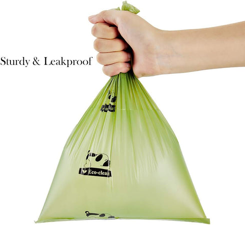16 Rolls/240 ECO-CLEAN Poop Bags Biodegradable, Bags, Dog Waste Bags, Unscented, Leak-Proof, Easy Tear- Off