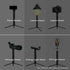 MOPFOL (17cm/6.7in Aluminum Tripod Light Stand Foldable & Adjustable Lantern Pole with Phone Holder for Camping, Hiking