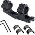ohhunt Scope Mount 30mm 1 inch QD Quick Release Picatinny, 1.42 inch Center High, Black