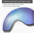 Magnetic Adsorption Lens Anti Fog Ski Goggles - Replaceable Lenses with UV Protection, Ultra HD Comfy