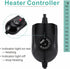 hygger 50W Mini Inline Quartz Glass Aquarium Heater with External Controller, Adjustable Thermostat for 5-15 Gallon