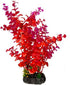 Red Aquarium Plants, Artificial Decorations, 1PC Plastic Fish Tank Plant