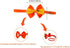 Halloween Dog Bow Ties, 10Pcs Adjustable Neckties for Small Medium Dogs, Pumpkin Skull Ghost Witch Pet Grooming