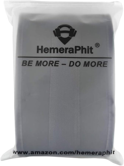 HemeraPhit Weighted Dip Belt with Chain, Pull-up Belt, Double D-ring Weightlifting Back Support Strap for Home Gym