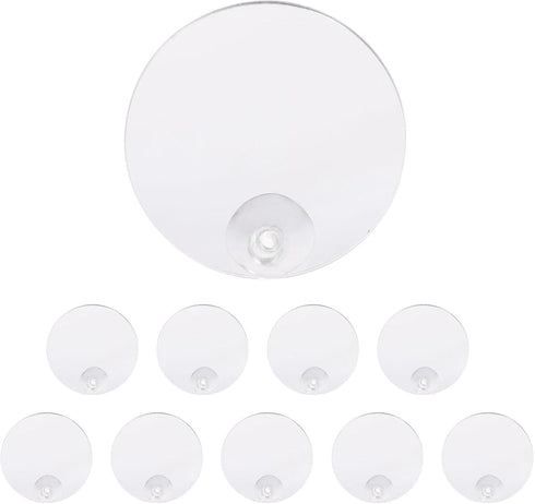 Mipcase 10pcs Betta Training Mirror - Wall Mirror Decor for Small Fish Tank, Single Side Betta Mirrors for Exercise.
