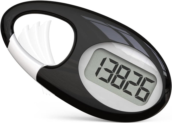 Simple 3D Step Counter, Walking Pedometer with Neck Lanyard for Men, Women, Teens