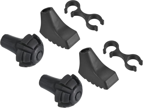 PATIKIL Trekking Pole Tips Accessories Set, 6 Pack Cane Hiking Stick Tip Protectors for Outdoor Climbing