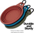 Large Collapsible Dog Bowls, 2 Pack 27oz/800ml Premium Silicone Portable Travel Feeding Bowls