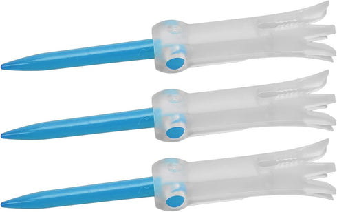 Pilipane Foldable Training Golf Tee, 3.3in Professional Golf Tees, Pack of 3 Anti Flying Accessories