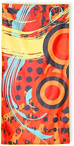 4Monster 4-Pack Set Swimming, Quick Dry Microfiber Travel Towels Super Absorbent, Ultra-Soft Camping Towel