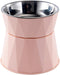Elevated Cat Bowls, Raised Bowls for Food and Water, Beneficial for Digestion, Easy to Clean, Pink