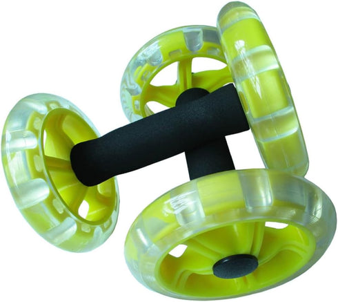 Toddmomy Abdominal Roller Workout Roller, Yellow Fitness Device, Ab Wheel Dumbbell Equipment
