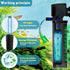 200GPH Aquarium Filter, U-V for 20-75 Gal Tank, Submersible Pump Filter for Green Water and Algae Clean