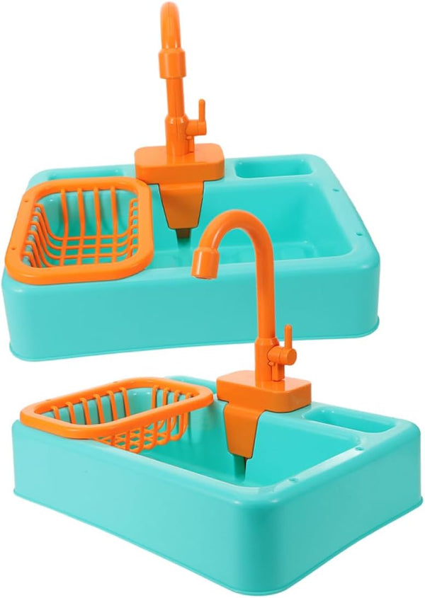 COLLBATH Pcs Parrot Bath Tub Toys Bird Automatic Bathtub Faucet Parakeet Shower