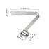 PATIKIL 6 Pack Kayak Paddle Snaps, 8x6.5mm Steel V Shaped Spring Clips for Camping Awning Tent Pole