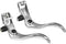 Tbest 1 Pair Brake Lever Left Right Hand, Aluminum Alloy 24mm Mountain Bike Disc Brake Bar Handle Level