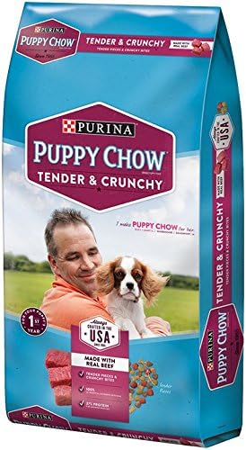 Purina Puppy Chow Tender & Crunchy Real Beef 4.4 LB Bag