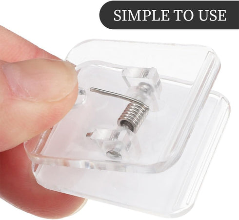 8Pcs Toddmomy Transparent Dog Wall Pee Pad Holder with Nonslip Base for Puppy Training Secure Potty Training Pad Clips