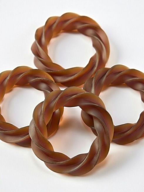 Generic No Rawhide Puppy Teething Rings Sweet Potato (4 Rings) Grain Free Rawhide