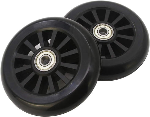 Z-FIRST 100mm Scooter Wheels, Replacement Pair, Plastic Core for Razor Fuzion Scooters (2)
