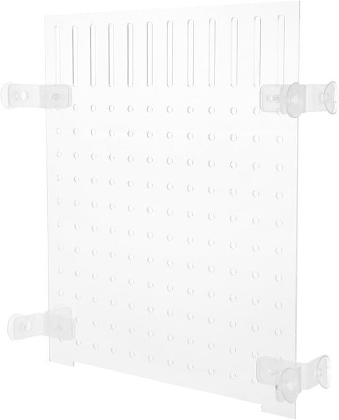 1pc Fish Tank Acrylic Divider Board with Suction Cup Fish Divider Large Aquarium Divider Fish Tank Divider Mixed Breeding to Keep Different Fish from The Fight